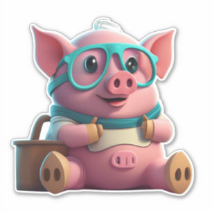 Express avec Stickers Cochon