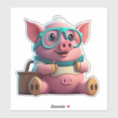 Express avec Stickers Cochon (Feuille)