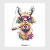 Express avec Stickers Llama Vinyl (Feuille)