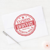 Express Delivery from the North Pole Sticker (Enveloppe)