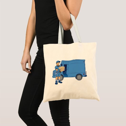 Express Delivery Man Tote Bag