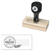 Express levering noth pole Santa Mail Rubberstempel (Gestempeld)