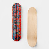 "Express" - Rustige pellerverf Skateboard (Voorkant)