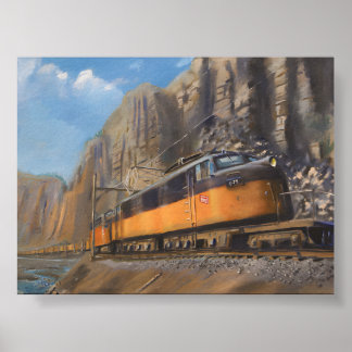 Express to Yesteryear: Nostalgisch Poster