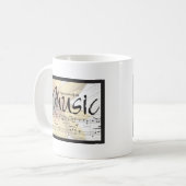 Express vous-même avec la tasse de musique (Devant gauche)