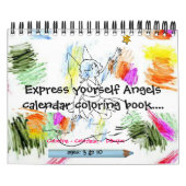 Express Yourself™ Angel Calendar Colour Book Kalender (Hoes)