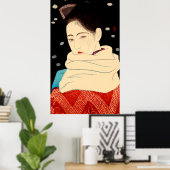 Expressie van Ogen Asai Kiyoshi 1930 Poster (Thuiskantoor)