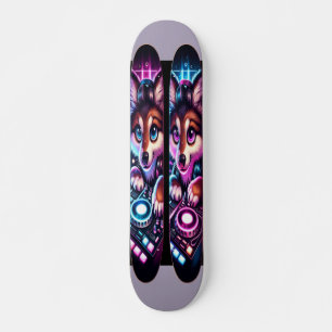 Expressieve DJ Eyes Skateboard