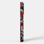 Expressieve rode rozen op canvas Case-Mate iPhone case (Achterkant / Rechts)