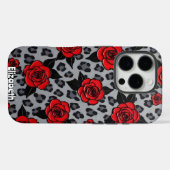 Expressieve rode rozen op canvas Case-Mate iPhone case (Achterkant (horizontaal))