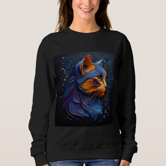 Expression artistique Sweatshirt féminine 11 (Devant)