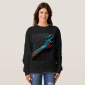 Expression artistique Sweatshirt féminine 18 (Devant entier)