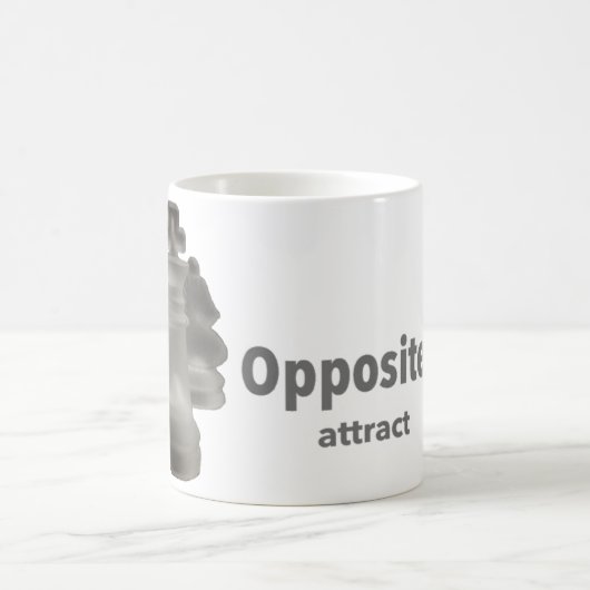 Expression classique Mug "Attrait opposé" (Centre)