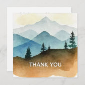 Expression de douleur funéraire Carte de remerciem (Devant / Derrière)