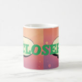 "Expression de fermeture haut : Mug de texte perso (Centre)