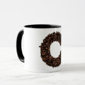 Expression du café C dans une tasse (Devant gauche)