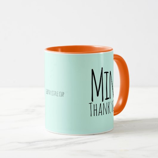 expression moderne café Mug (Devant droit)