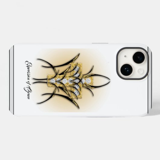 "Expression of Grace", Coque Apple iPhone 14 (Verso (horizontal))