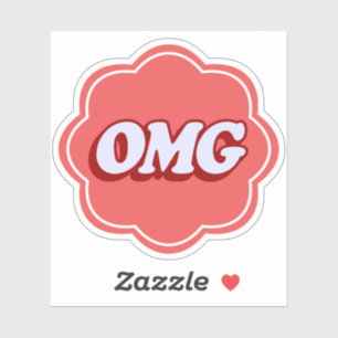 Expression OMG - Sticker texte gras