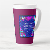 Expression personnalisée de l'amour latte Mug (Angle droit)