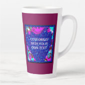 Expression personnalisée de l'amour latte Mug (Droite)