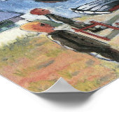  expressionisme, Gehoorn van Walter Gramatte Poster (Hoek)