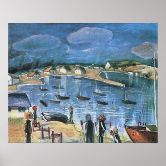  expressionisme, Gehoorn van Walter Gramatte Poster (Voorkant)