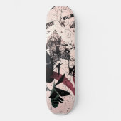 Expressionisme Skateboard: unieke gemengde media Skateboard (Voorkant)