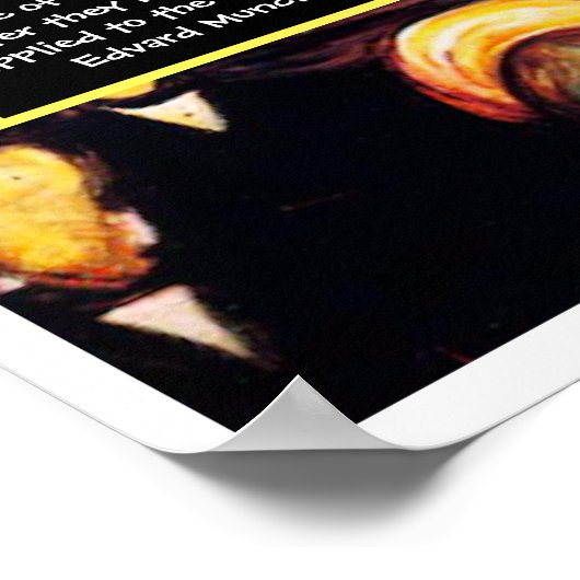 Expressionist Art Painting Quote Poster (Hoek)