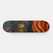 Expressionist Baseball Stadium Skateboard Deck (Horizontaal)