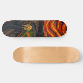 Expressionist Baseball Stadium Skateboard Deck (Horizontaal)