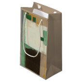 Expressionist schilderen met zware penseelstreken klein cadeauzakje (Voorkant Gekanteld)