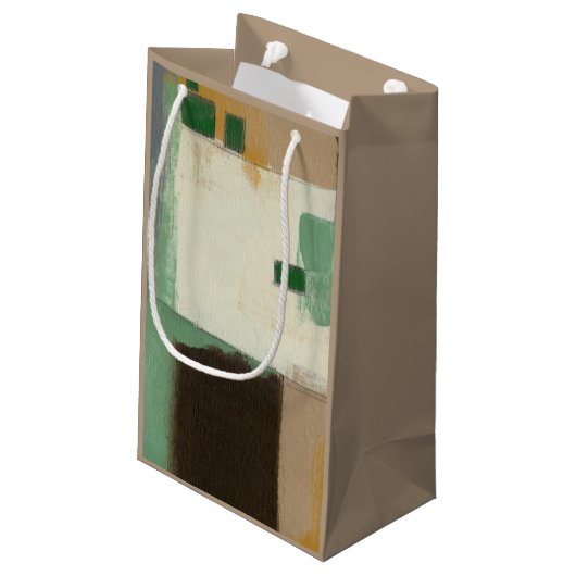 Expressionist schilderen met zware penseelstreken klein cadeauzakje (Achterkant Gekanteld)