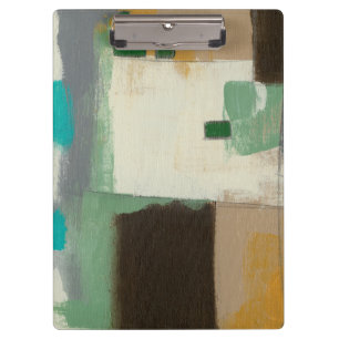 Expressionist schilderen met zware penseelstreken klembord