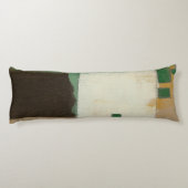 Expressionist schilderen met zware penseelstreken lichaamskussen (Achterkant)