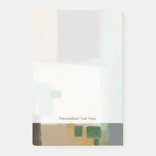 Expressionist schilderen met zware penseelstreken post-it® notes