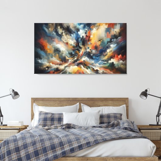 🎨 Expressions Abstraites Art mural : (Insitu(Chambre))