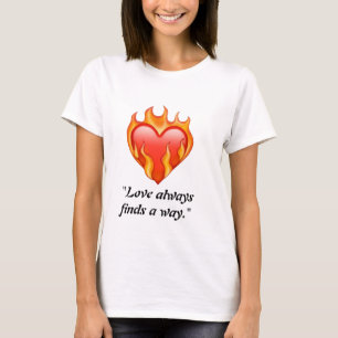 "Expressions d'amour : T-shirts ornés de coeur