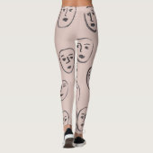 Expressions de faces Leggings (Dos)