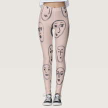 Expressions de faces Leggings