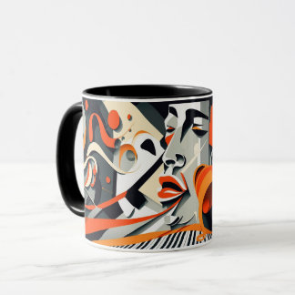 Expressions de Mug de Jazz