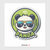 Expressions Panda dans chaque Sticker (Feuille)
