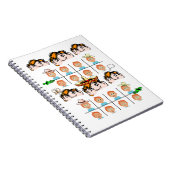 Expressions Visages Cahier (Côté Droit)