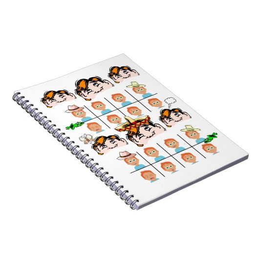 Expressions Visages Carnet (Côté Droit)