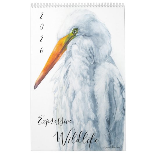 Expressive Wildlife Calendar Kalender (Hoes)