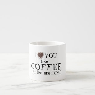 Expresso Amour de Saint-Valentin vous aimez la tasse de