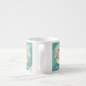 Expresso Cadeau de tasse espresso mini chat texte à ajouter (Dos)