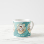 Expresso Cadeau de tasse espresso mini chat texte à ajouter (Devant droit)