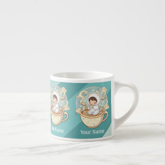 Expresso Cadeau de tasse espresso mini chat texte à ajouter