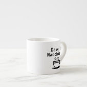 Expresso Caffè Macchiato tasse de café tasse avec nom perso (Devant droit)
